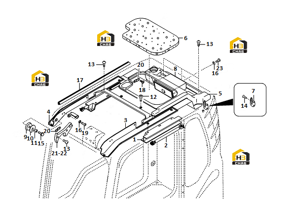 Схема запчастей
