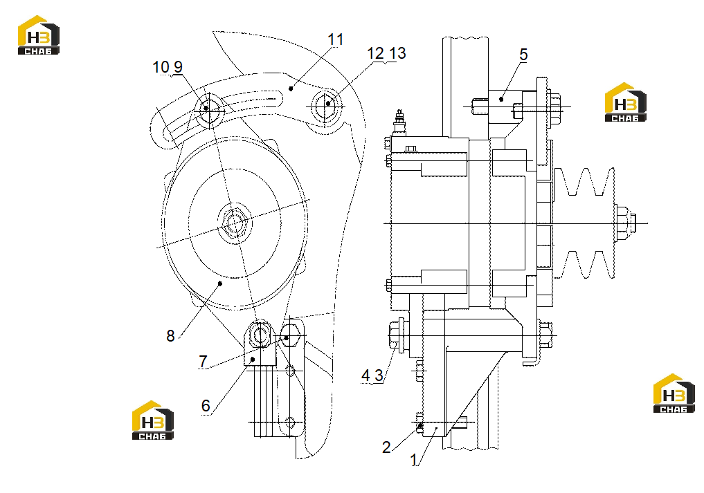 Схема запчастей