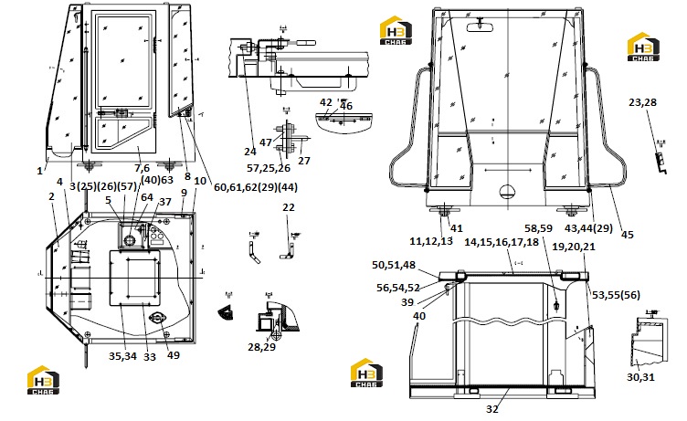 Схема запчастей