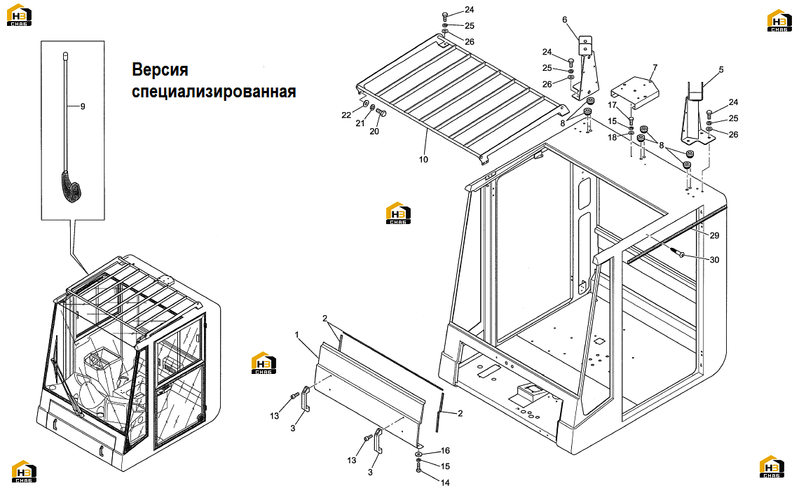 Схема запчастей