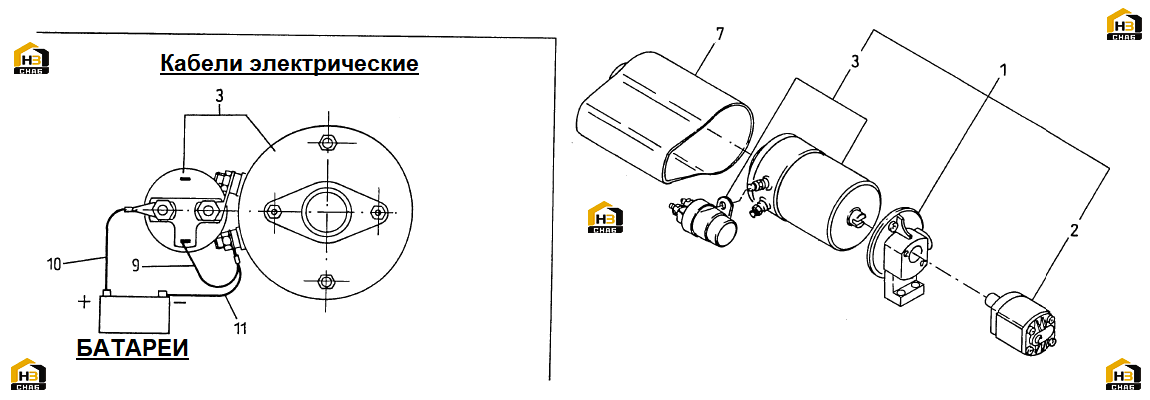Схема запчастей
