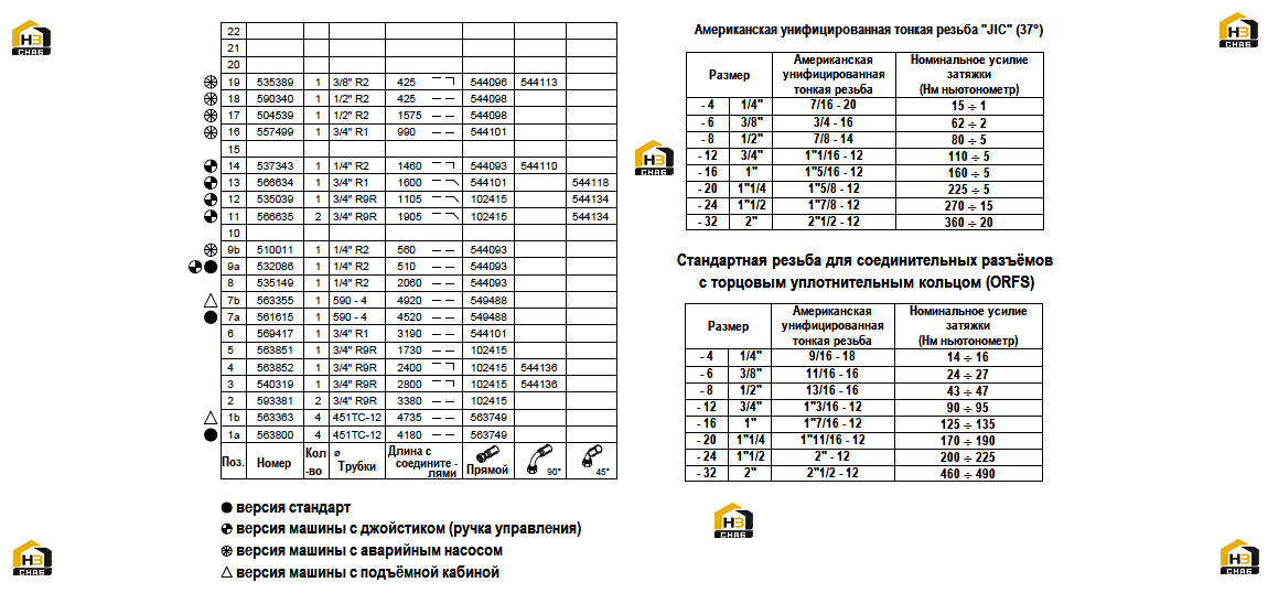 Схема запчастей