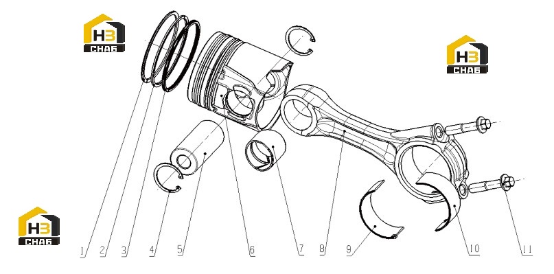 Схема запчастей