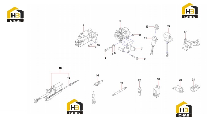Схема запчастей