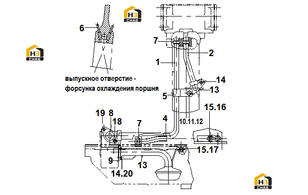 Схема запчастей
