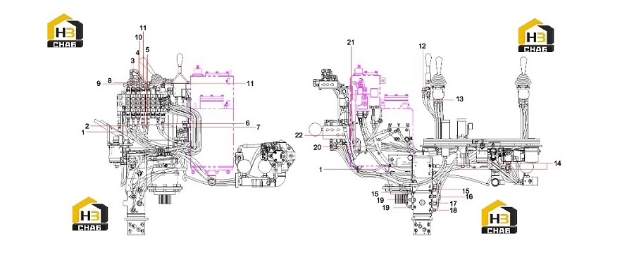 Схема запчастей