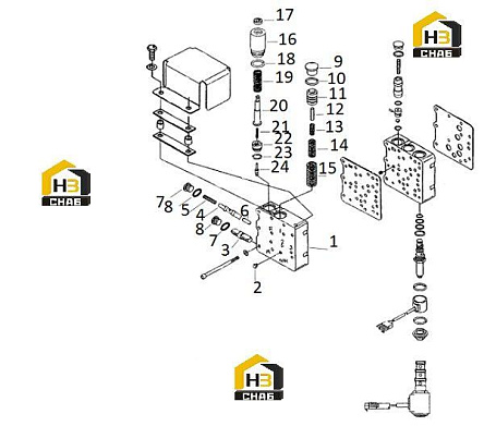 Схема запчастей