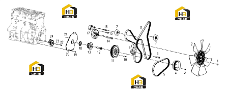 Схема запчастей