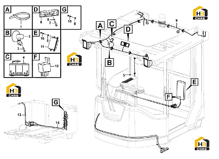 Схема запчастей