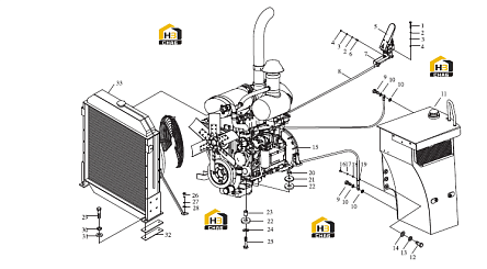 Схема запчастей