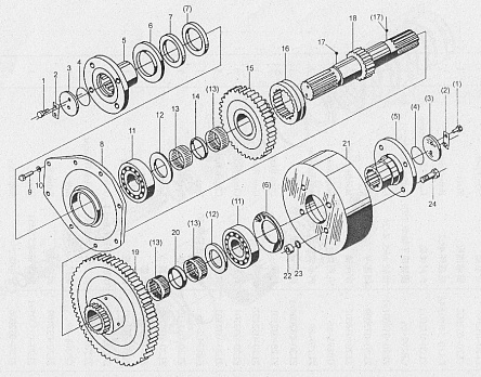 Схема запчастей