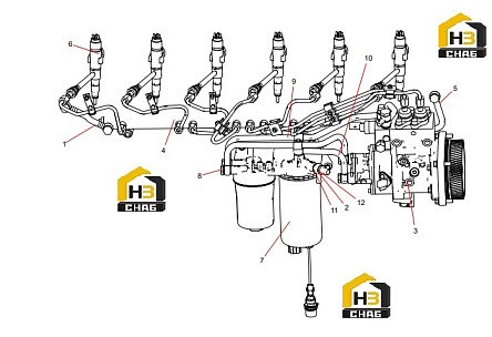 Схема запчастей