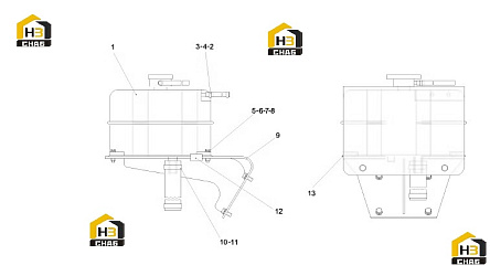Схема запчастей