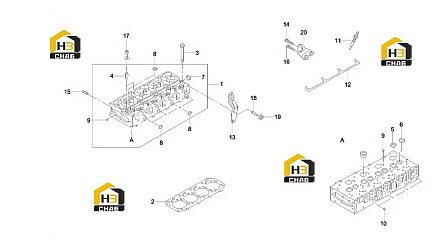 Схема запчастей
