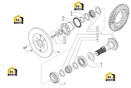 Схема запчастей