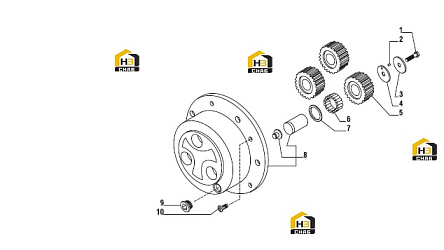 Схема запчастей
