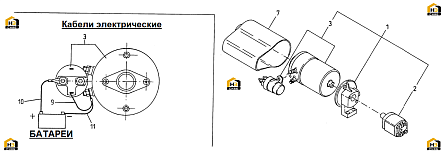 Схема запчастей