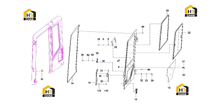 Схема запчастей