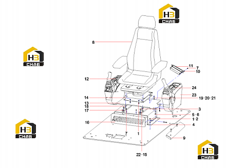 Схема запчастей