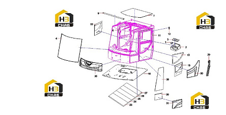 Схема запчастей