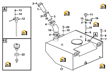 Схема запчастей