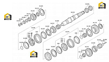Схема запчастей