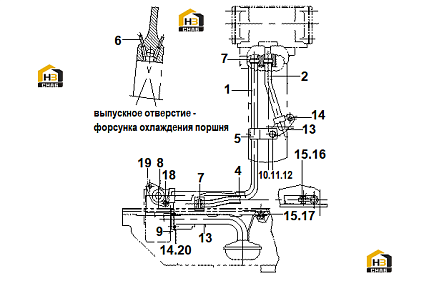 Схема запчастей