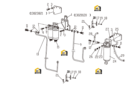 Схема запчастей