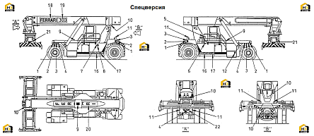 Схема запчастей